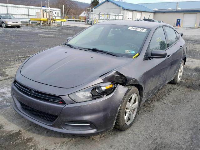 1C3CDFBB7GD766432 - 2016 DODGE DART SXT CHARCOAL photo 2