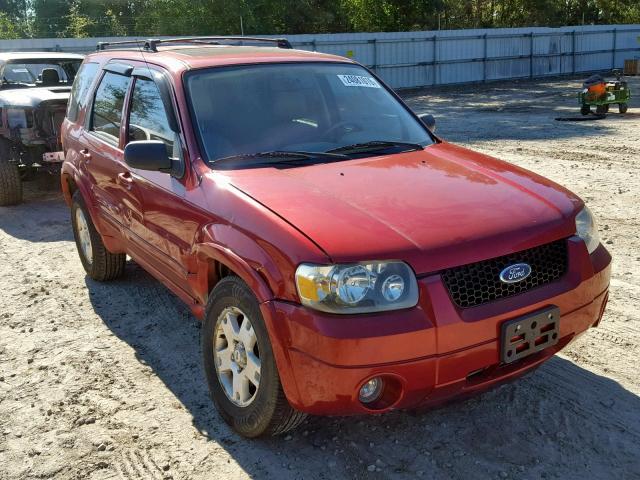 1FMYU94156KD09809 - 2006 FORD ESCAPE LIM RED photo 1