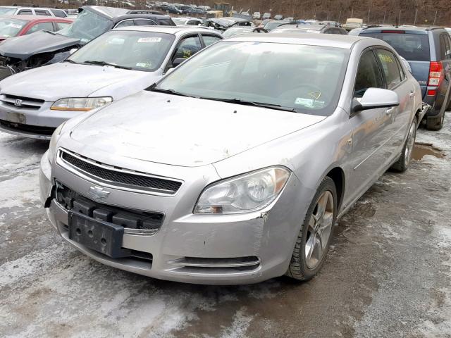 1G1ZH57B98F241433 - 2008 CHEVROLET MALIBU 1LT ვერცხლისფერი ფოტო 2