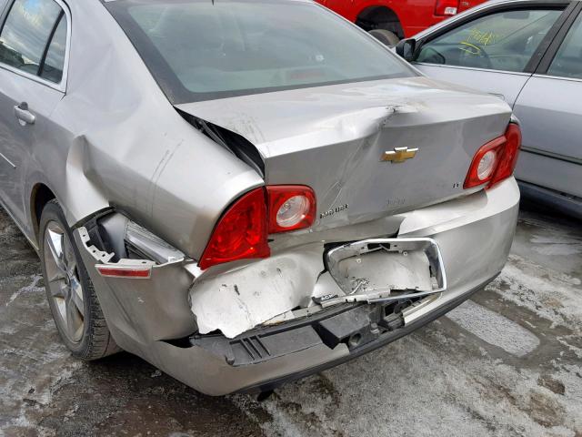 1G1ZH57B98F241433 - 2008 CHEVROLET MALIBU 1LT ვერცხლისფერი ფოტო 9