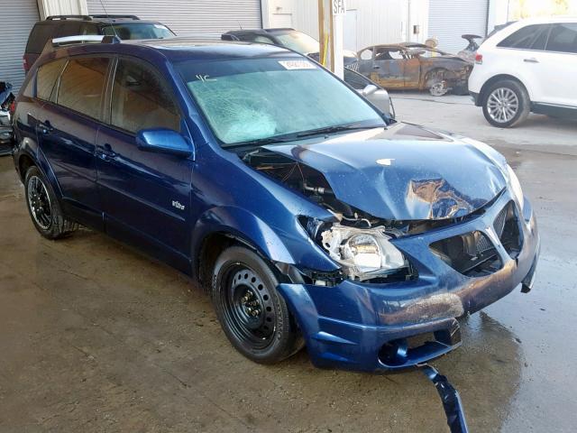 5Y2SL63825Z466083 - 2005 PONTIAC VIBE BLUE photo 1