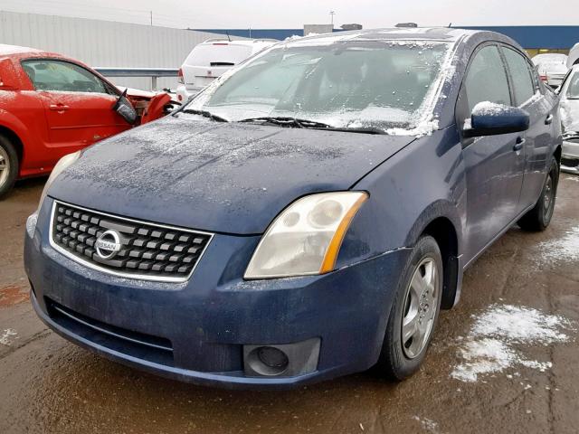 3N1AB61E97L707643 - 2007 NISSAN SENTRA 2.0 BLUE photo 2