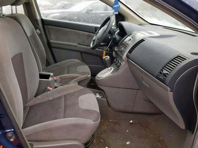 3N1AB61E97L707643 - 2007 NISSAN SENTRA 2.0 BLUE photo 5