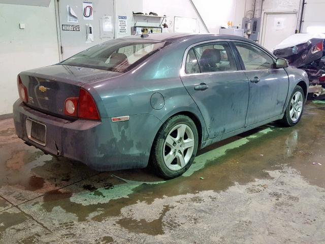 1G1ZG57B19F235274 - 2009 CHEVROLET MALIBU LS GRAY photo 4