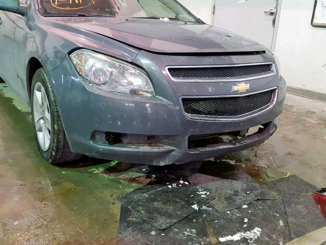 1G1ZG57B19F235274 - 2009 CHEVROLET MALIBU LS GRAY photo 9