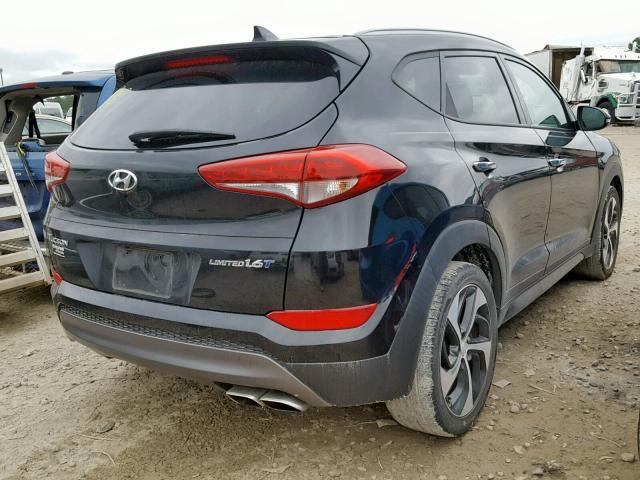 KM8J33A2XGU037553 - 2016 HYUNDAI TUCSON LIM BLACK photo 4