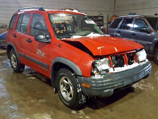 2CNBJ734726919352 - 2002 CHEVROLET TRACKER ZR RED photo 1