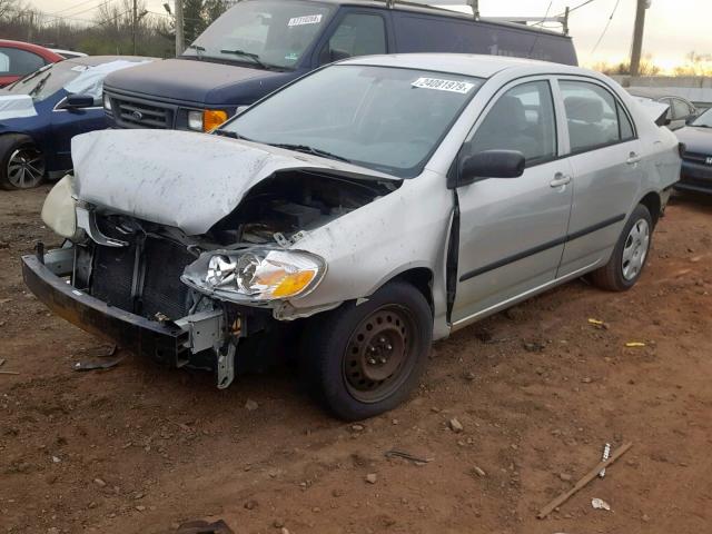 1NXBR32E73Z078891 - 2003 TOYOTA COROLLA S GRAY photo 2