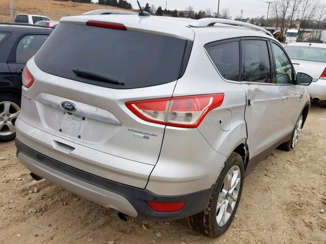 1FMCU9JX0EUC91824 - 2014 FORD ESCAPE TIT SILVER photo 4