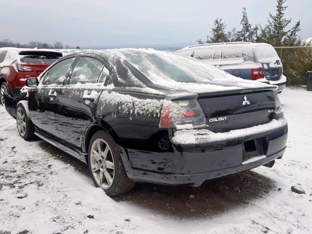 4A3AB76T07E024706 - 2007 MITSUBISHI GALANT RAL BLACK photo 3