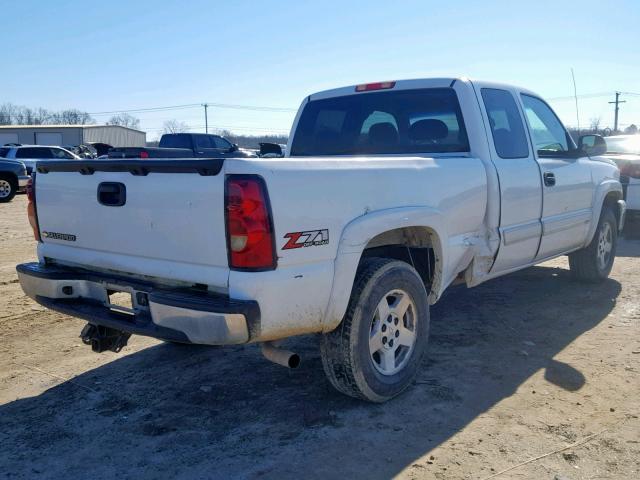 1GCEK19B96Z202611 - 2006 CHEVROLET SILVERADO WHITE photo 4