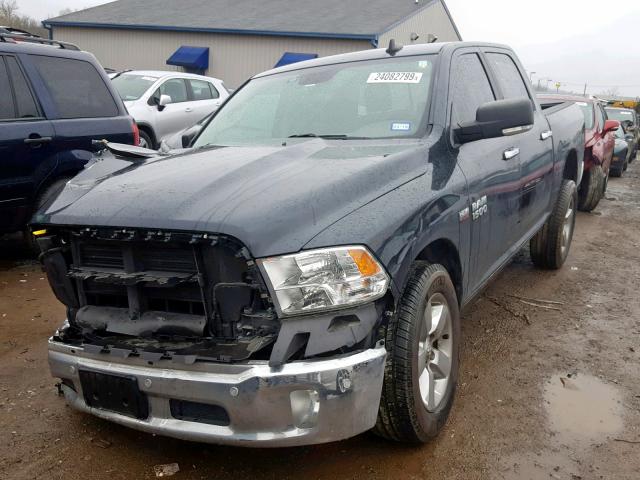 3C6RR6LT1GG351874 - 2016 RAM 1500 SLT أسود صورة 2