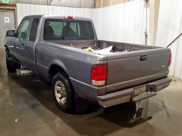 1FTYR14X3YPA35401 - 2000 FORD RANGER SUP GRAY photo 3