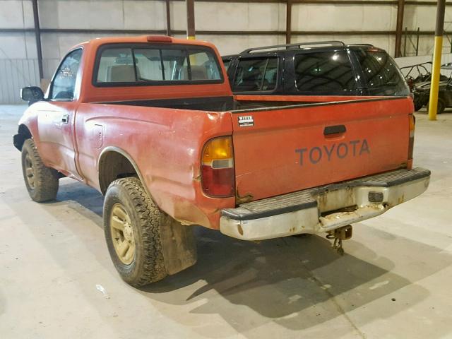 4TAPM62N8VZ230026 - 1997 TOYOTA TACOMA RED photo 3