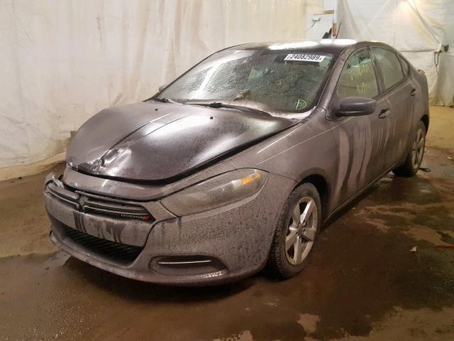 1C3CDFBBXFD221369 - 2015 DODGE DART SXT GRAY photo 2