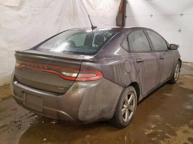 1C3CDFBBXFD221369 - 2015 DODGE DART SXT GRAY photo 4