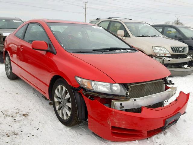 2HGFG129X9H517386 - 2009 HONDA CIVIC EXL RED photo 1