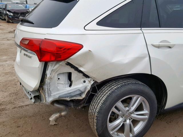 5J8TB3H38EL016431 - 2014 ACURA RDX BASE WHITE photo 9