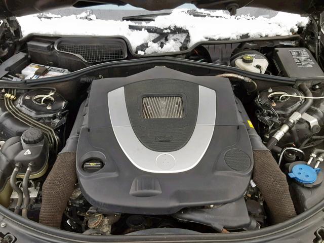 WDDNG86X77A108713 - 2007 MERCEDES-BENZ S 550 4MAT BLACK photo 7
