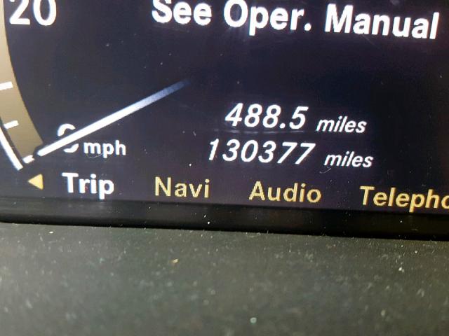 WDDNG86X77A108713 - 2007 MERCEDES-BENZ S 550 4MAT BLACK photo 8