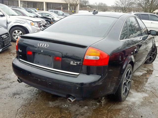 WAUCD64B34N103824 - 2004 AUDI A6 S-LINE BLACK photo 4