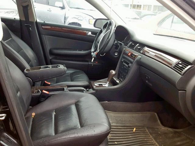 WAUCD64B34N103824 - 2004 AUDI A6 S-LINE BLACK photo 5