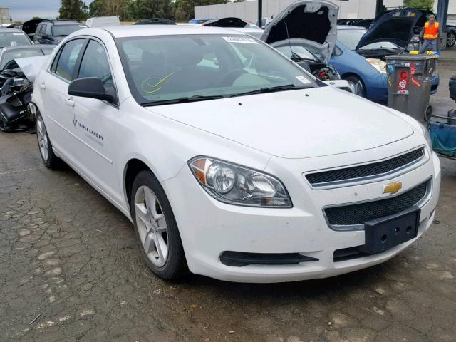 1G1ZA5EU7CF393793 - 2012 CHEVROLET MALIBU LS WHITE photo 1