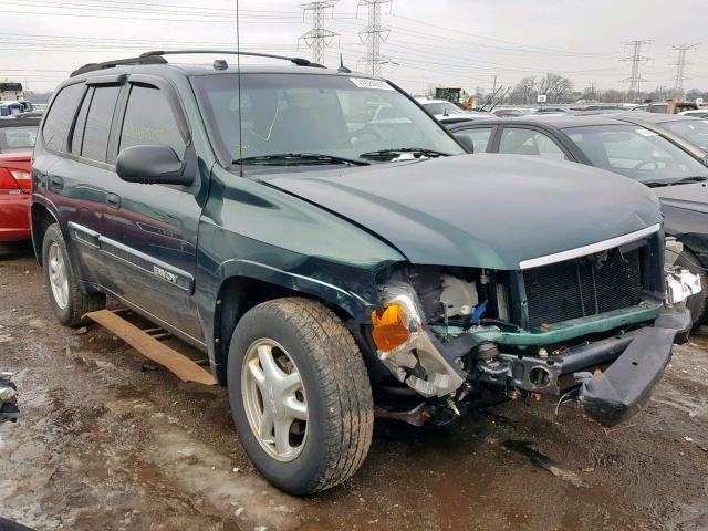 1GKDT13S452358391 - 2005 GMC ENVOY GREEN photo 1