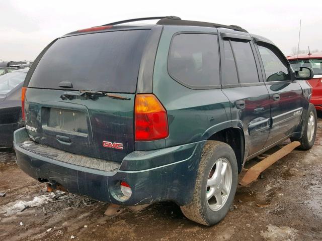 1GKDT13S452358391 - 2005 GMC ENVOY GREEN photo 4