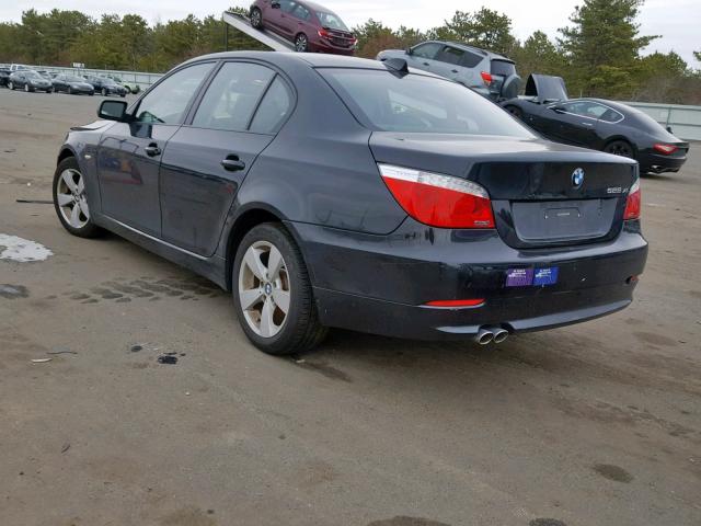 WBANV13548C150561 - 2008 BMW 528 XI BLACK photo 3