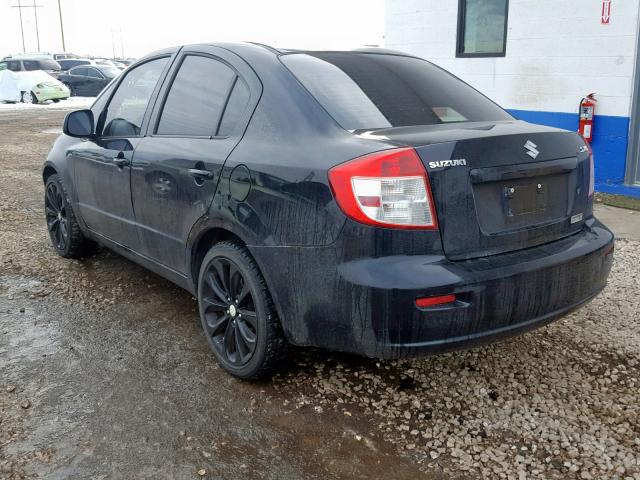 JS2YC5A20B6302112 - 2011 SUZUKI SX4 LE BLACK photo 3