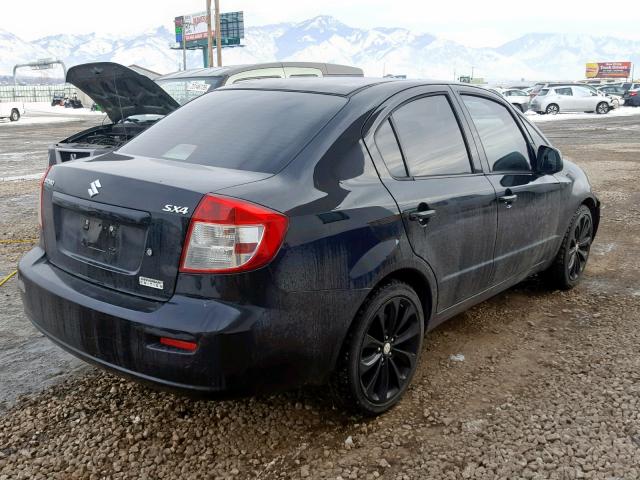 JS2YC5A20B6302112 - 2011 SUZUKI SX4 LE BLACK photo 4