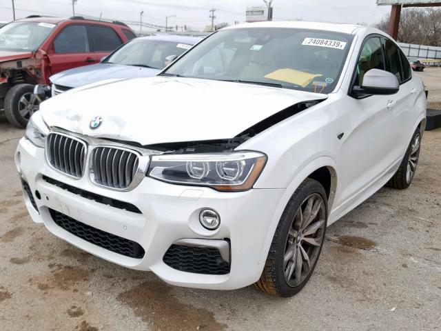 5UXXW7C58H0U25957 - 2017 BMW X4 XDRIVEM WHITE photo 2