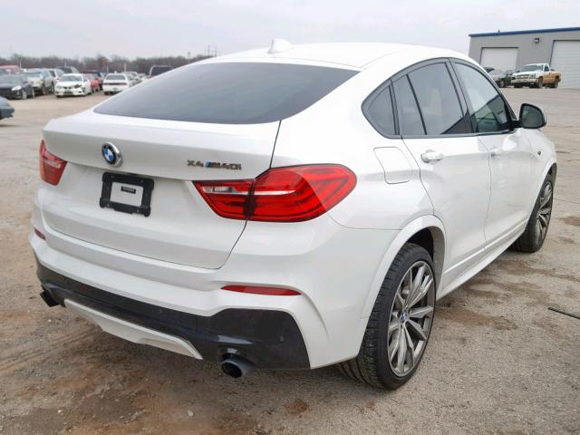 5UXXW7C58H0U25957 - 2017 BMW X4 XDRIVEM WHITE photo 4