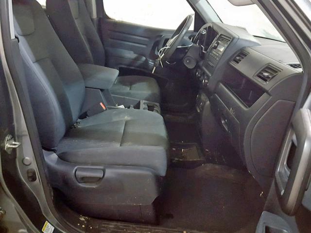 5FPYK16209B100231 - 2009 HONDA RIDGELINE GRAY photo 5