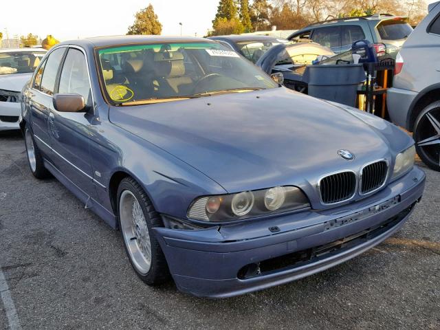 WBADT43441GX21328 - 2001 BMW 525 I AUTO BLUE photo 1