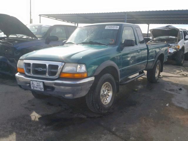 1FTZR15X7WPA63198 - 1998 FORD RANGER SUP GREEN photo 2