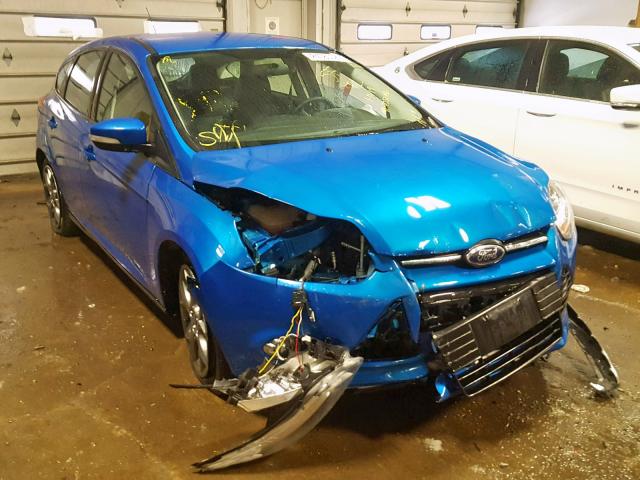 1FADP3K24EL270003 - 2014 FORD FOCUS SE BLUE photo 1