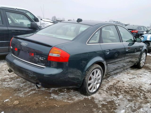 WAUCD64B94N093400 - 2004 AUDI A6 S-LINE GREEN photo 4