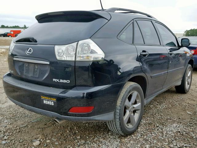 2T2GA31U55C028822 - 2005 LEXUS RX 330 BLACK photo 4