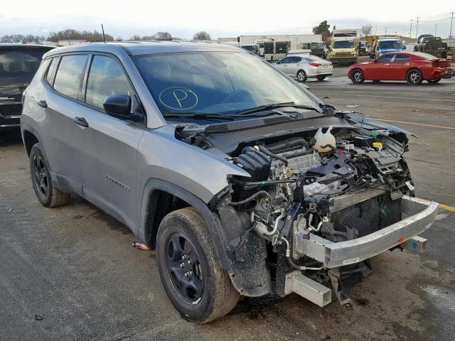 3C4NJDAB8JT366884 - 2018 JEEP COMPASS SP ნაცრისფერი ფოტო 1