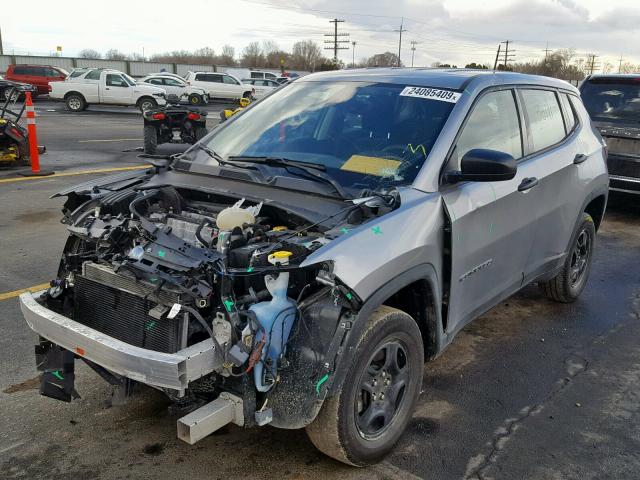 3C4NJDAB8JT366884 - 2018 JEEP COMPASS SP ნაცრისფერი ფოტო 2