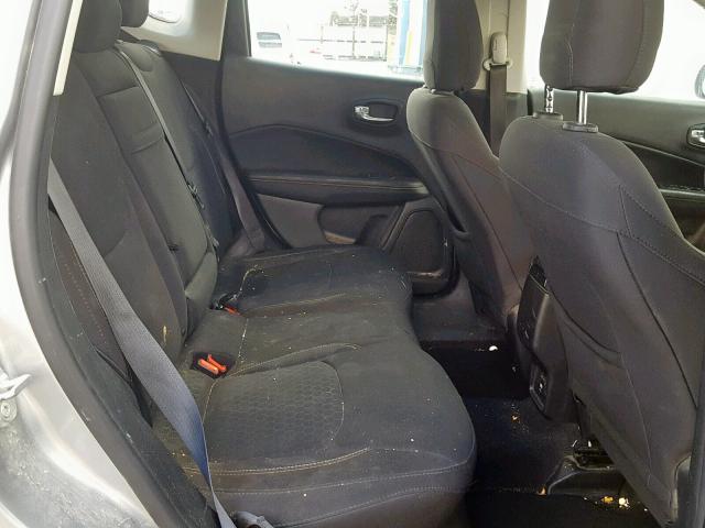 3C4NJDAB8JT366884 - 2018 JEEP COMPASS SP ნაცრისფერი ფოტო 6