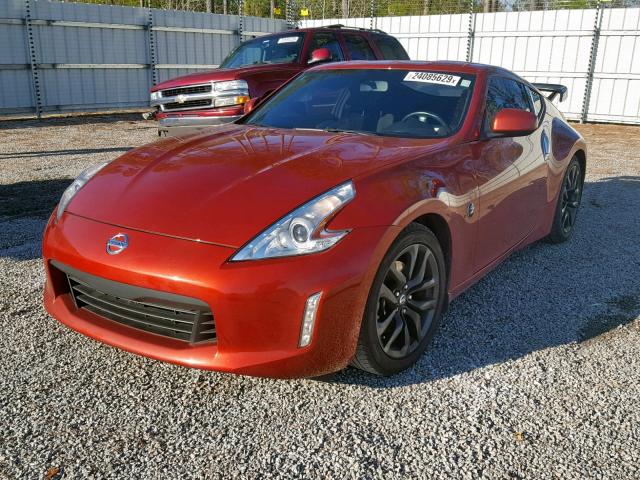 JN1AZ4EH6GM930491 - 2016 NISSAN 370Z BASE RED photo 2