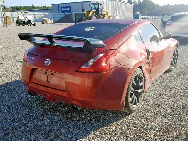 JN1AZ4EH6GM930491 - 2016 NISSAN 370Z BASE RED photo 4