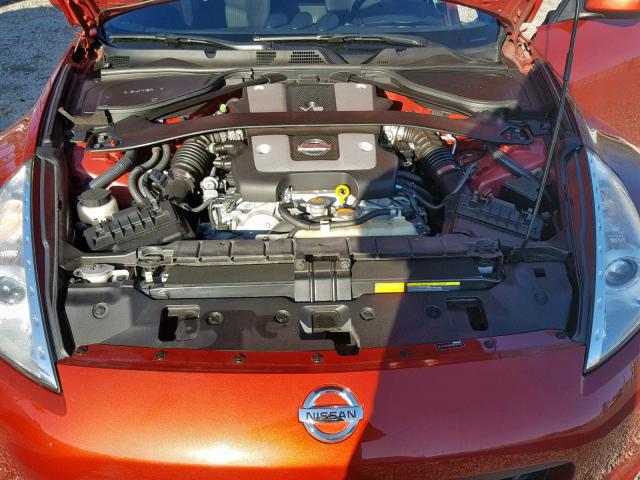 JN1AZ4EH6GM930491 - 2016 NISSAN 370Z BASE RED photo 7