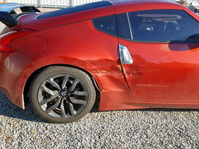 JN1AZ4EH6GM930491 - 2016 NISSAN 370Z BASE RED photo 9