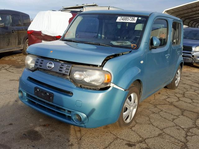 JN8AZ2KR1AT162242 - 2010 NISSAN CUBE BASE TURQUOISE photo 2