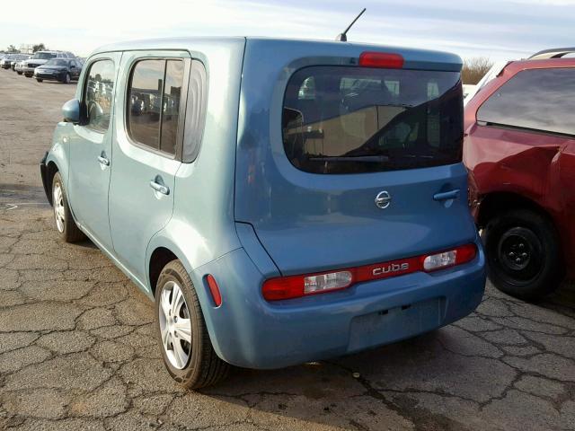 JN8AZ2KR1AT162242 - 2010 NISSAN CUBE BASE TURQUOISE photo 3