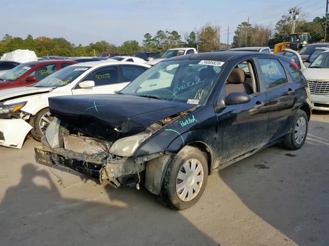 1FAFP37N66W183537 - 2006 FORD FOCUS ZX5 BLACK photo 2